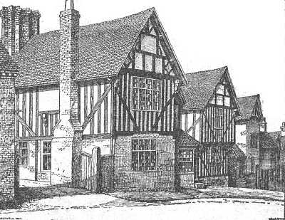 Alvechurch, timbered house, Worcestershire