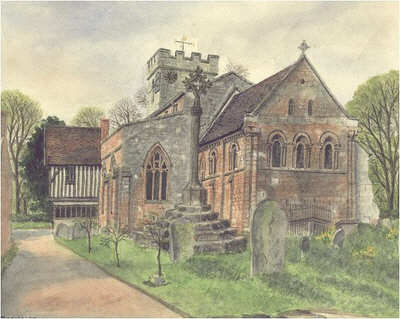 Berkswell, church, Warwickshire