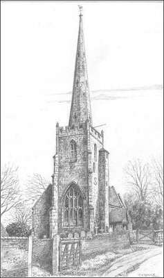 Bickenhill, church, Warwickshire