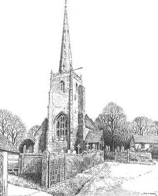 Bickenhill, church, Warwickshire