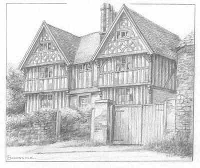 Boningale, timbered house, Shropshire