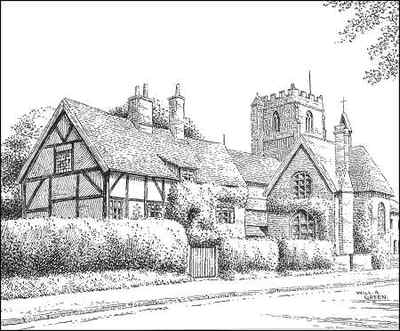 Brinklow, church, school, Warwickshire