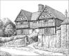 Boningale, Shropshire, timbered house 1