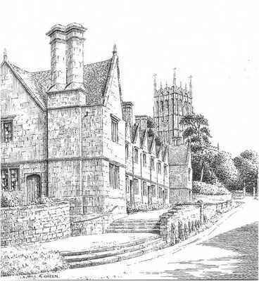 Chipping Campden, almshouses, Gloucestershire