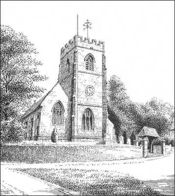 Clent, church, Worcestershire
