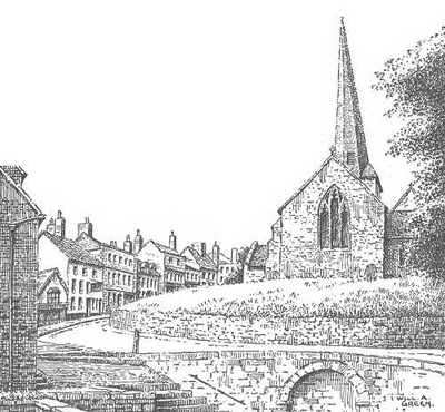 Cleobury Mortimer, church, Shropshire
