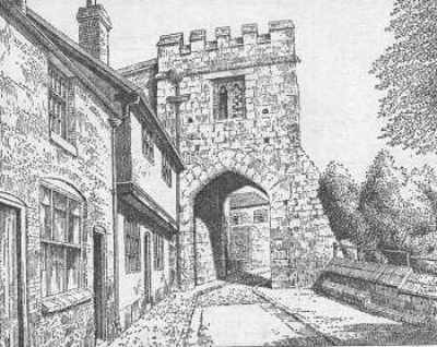 Coventry, town gate, Warwickshire