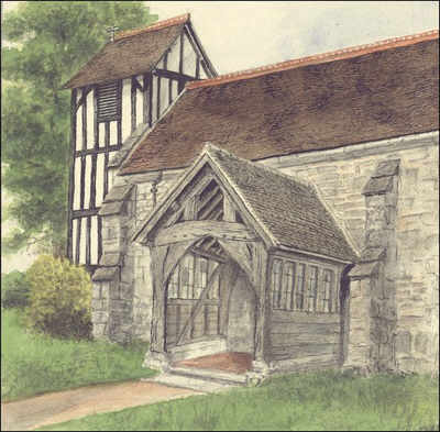 Dormston church, Worcestershire