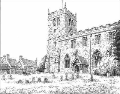 Fillongley, church, Warwickshire