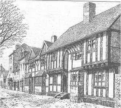 Henley in Arden, timbered houses, Warwickshire