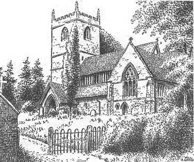 Kinlet church, Shropshire