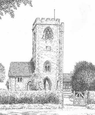 Knowbury church, Shropshire