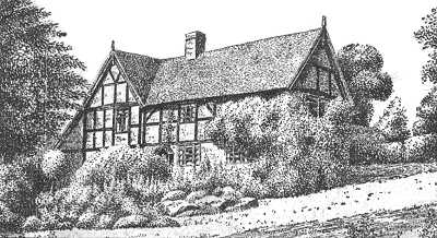 Lapworth, timbered house, Warwickshire