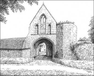 Maxstoke, priory, gatehouse, Warwickshire