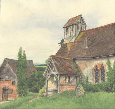 Morton Bagot, church, Warwickshire