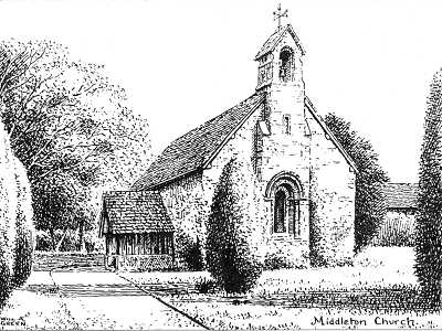 Middleton church, Shropshire