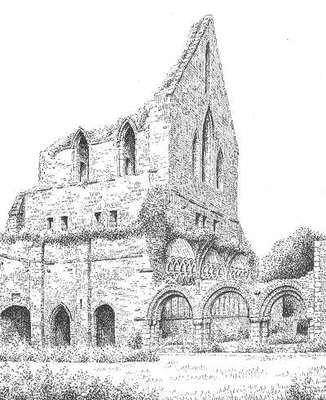 Much Wenlock Abbey, Shropshire