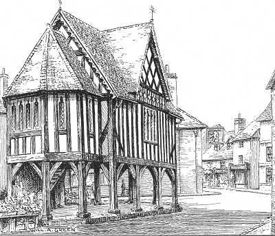 Newent, market hall, Gloucestershire