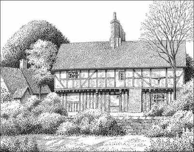Oaken, Codsall, The Old House, Staffordshire