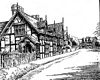 Ombersley, Worcestershire, timbered houses