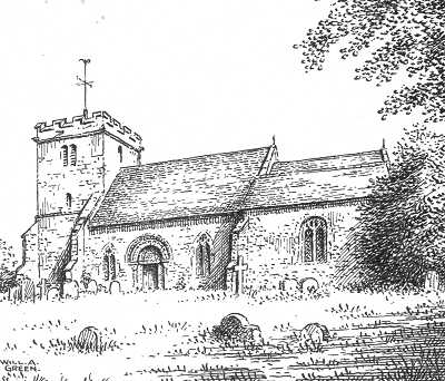 Pauntley church, Gloucestershire