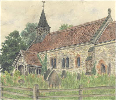 Preston Bagot, church, Warwickshire