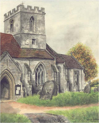 Rowington, church, Warwickshire