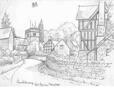 Rushbury, village, Shropshire