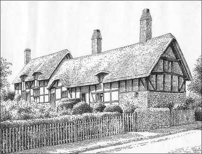 Shottery, Anne Hathaway's Cottage, Warwickshire