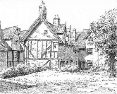 Shrewsbury, St. Alkmond's Place, Shropshire