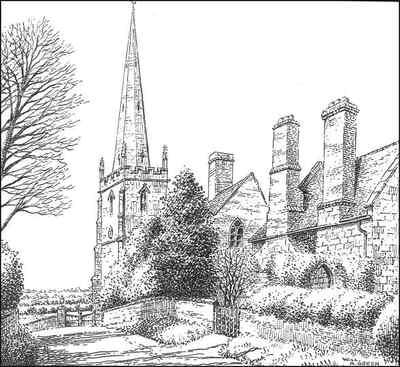 Shustoke, church, Warwickshire