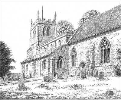 Snitterfield, church, Warwickshire