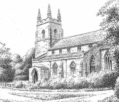 Stanford on Avon church, Northamptonshire