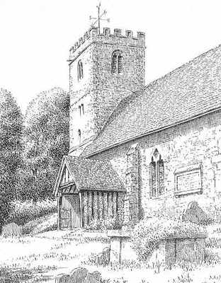 Stoke St. Milborough, Church, Shropshire