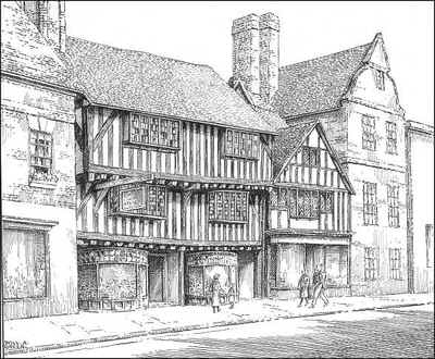 Stratford upon Avon, timbered house, Warwickshire