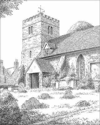 Tugford church, Shropshire