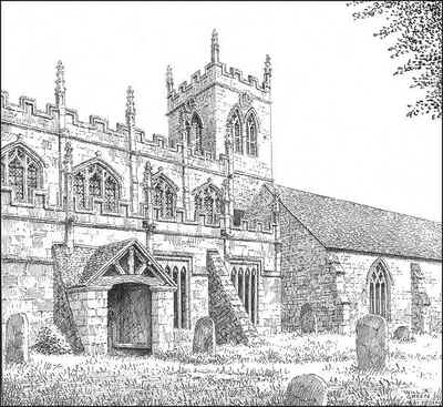 Wootton Wawen, saxon, church, Warwickshire